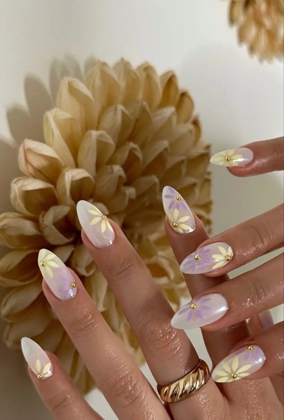 inspiração unhas decoradas primavera