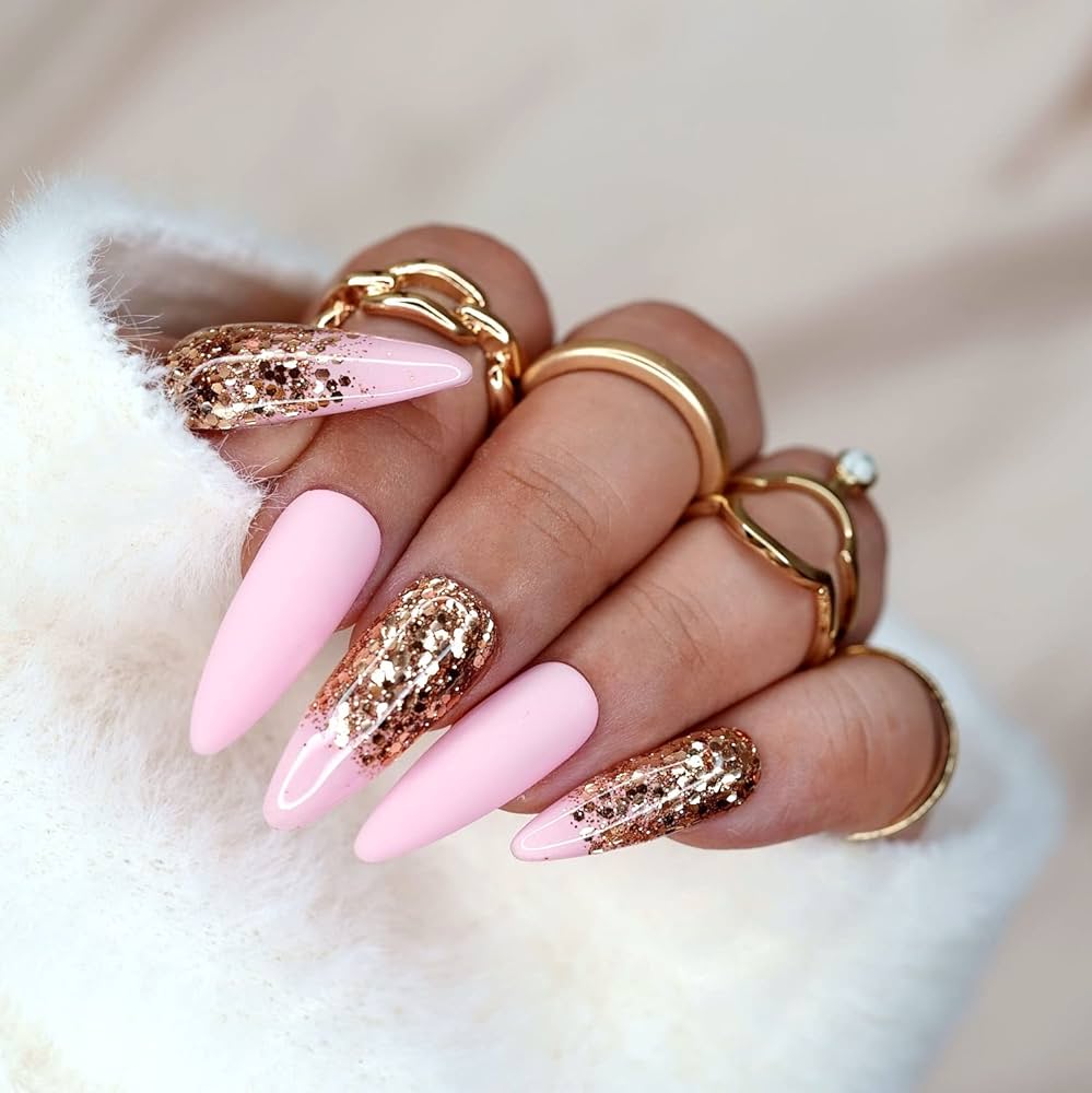 Unhas Marmorizadas Rosa e Dourado: Passo a Passo para um Efeito Artístico