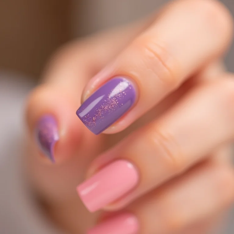 unhas roxo