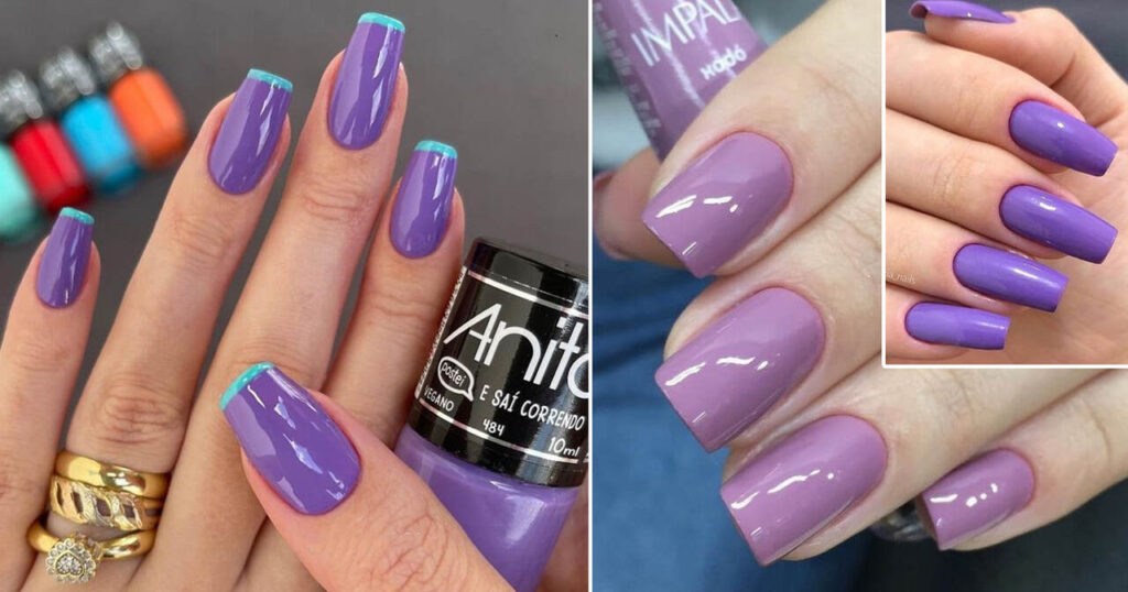 unha roxa vs unha azul qual escolher
