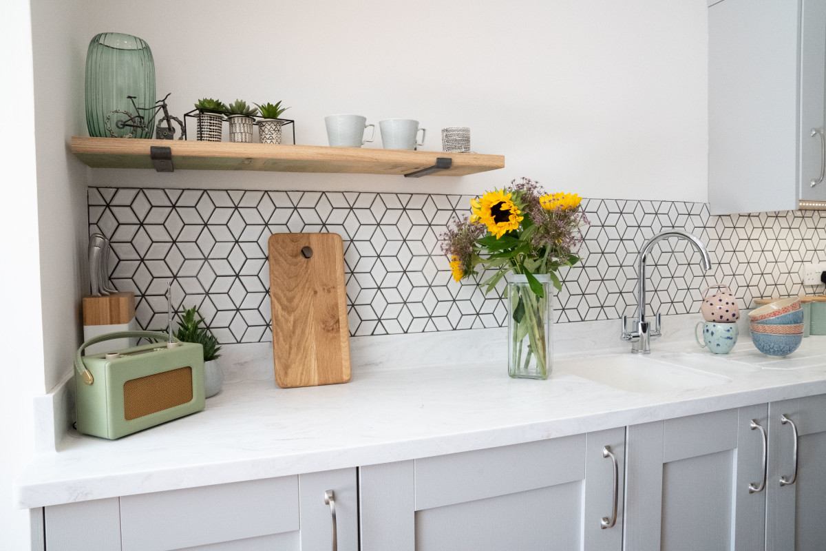 ideias de utensílios de cozinha para decorar parede