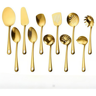 onde comprar utensilios de cozinha dourados com bom preço