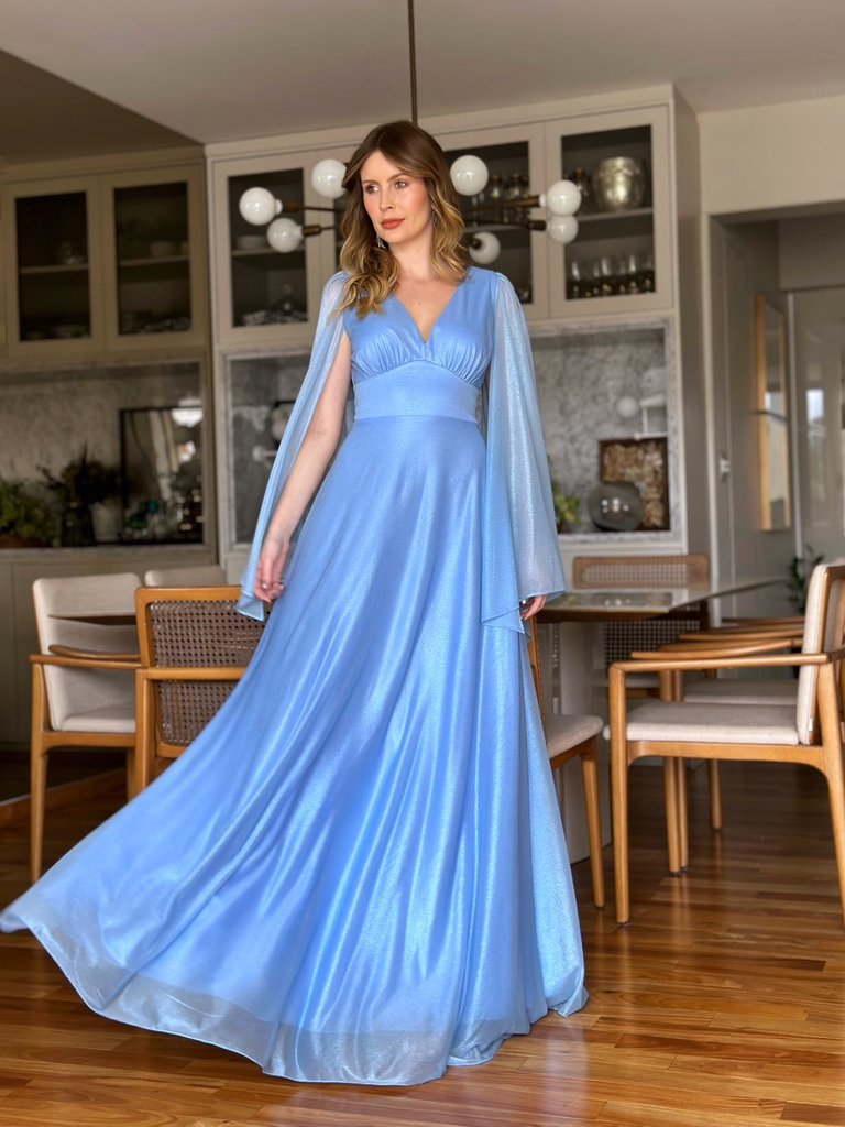 Vestido Curto Com Amarração Atrás Ribana Algodão Premium