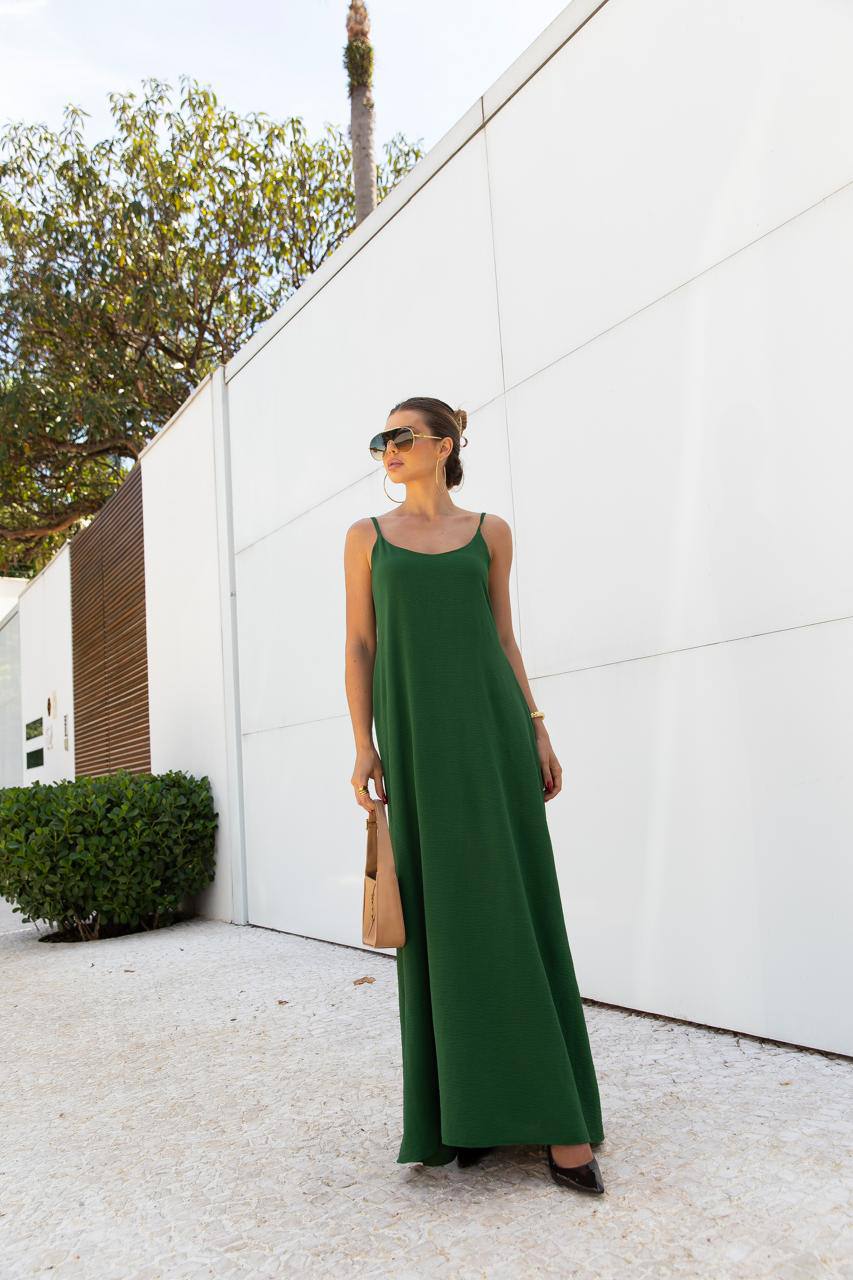 vestido longo marisa