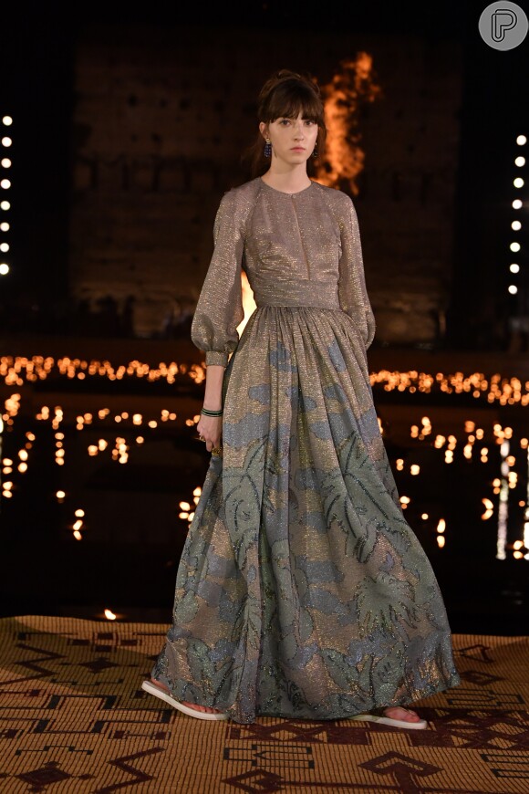 vestido manga longa modelos 2026