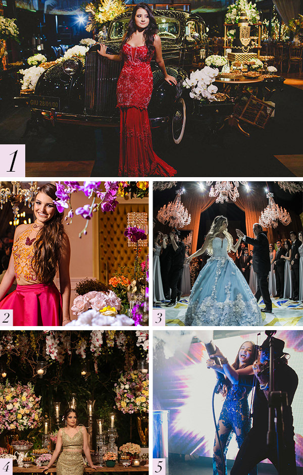 ideias de vestidos de 15 anos para festa inesquecível