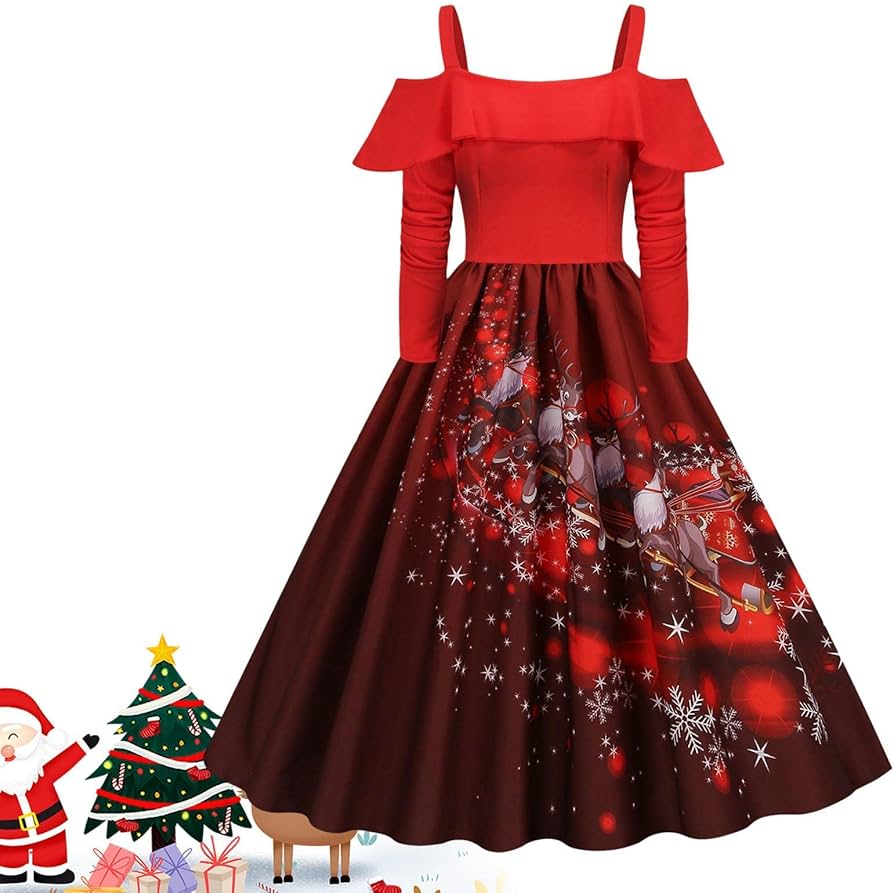 vestidos vermelhos para o natal