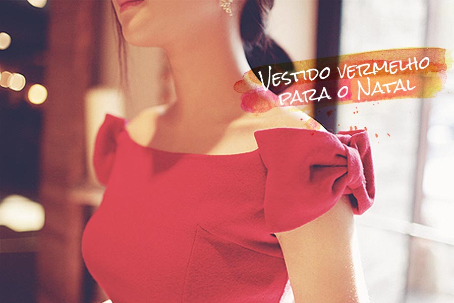 vestidos vermelhos para o natal