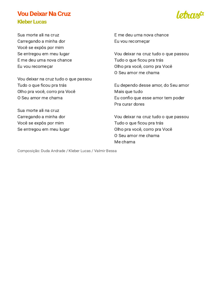 Comparativo: As Versões de Kleber Lucas e Cassiane para 'Vou Deixar na Cruz'