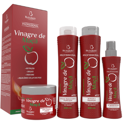 Receitas Caseiras com Vinagre de Maçã para um Cabelo Brilhante e Saudável