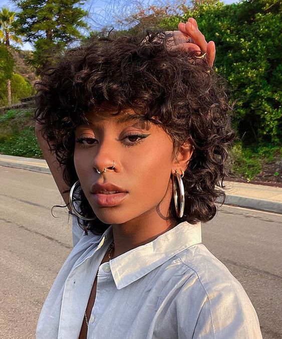 Wolf cut para cabelos finos