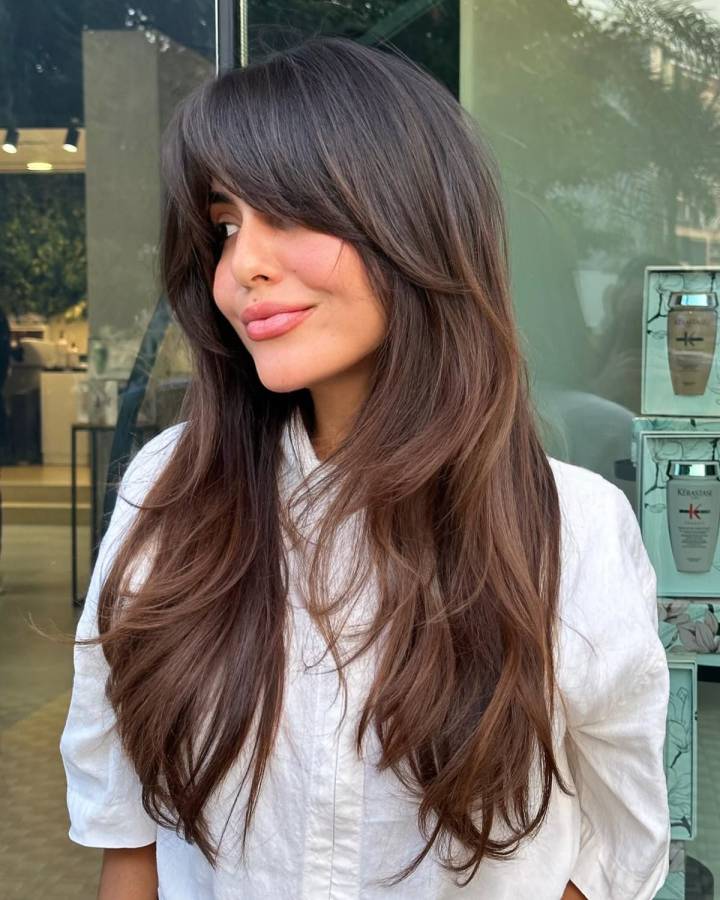 cortes para cabelo liso e longo 2026