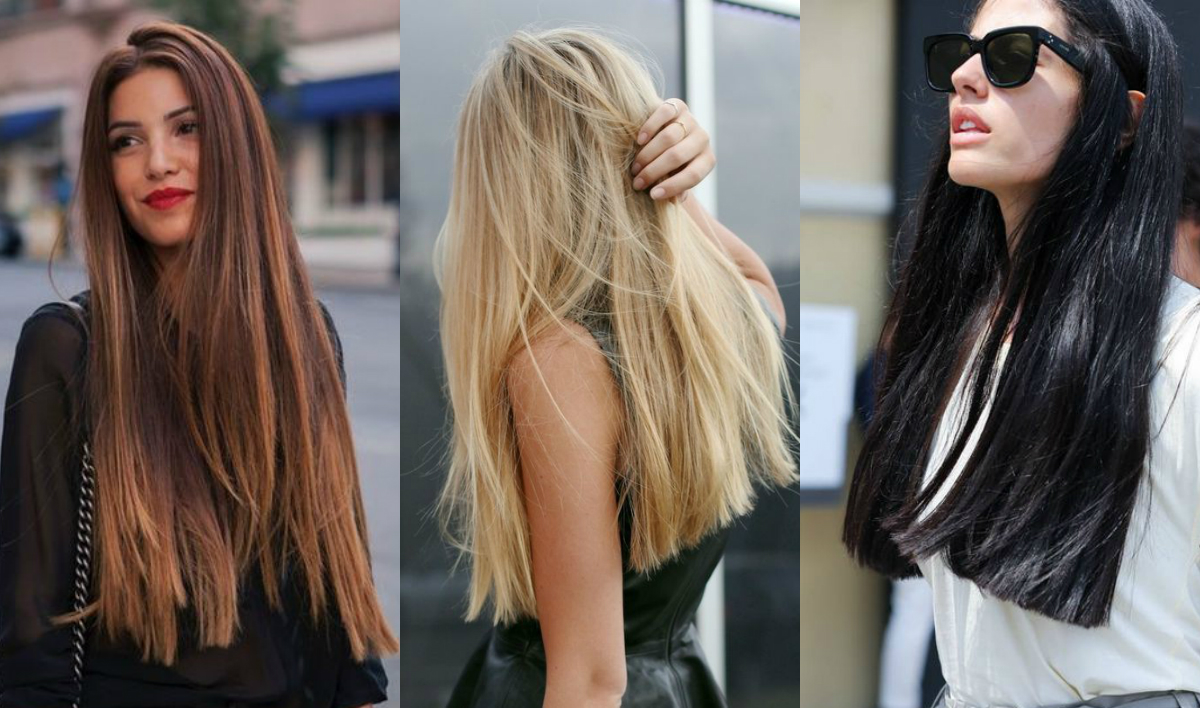 tendências corte cabelo longo liso