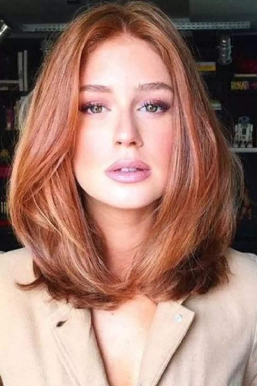 corte médio para cabelo cacheado