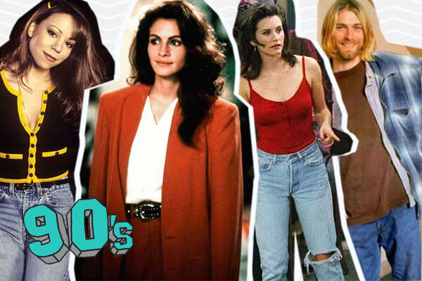 look anos 90 para trabalhar