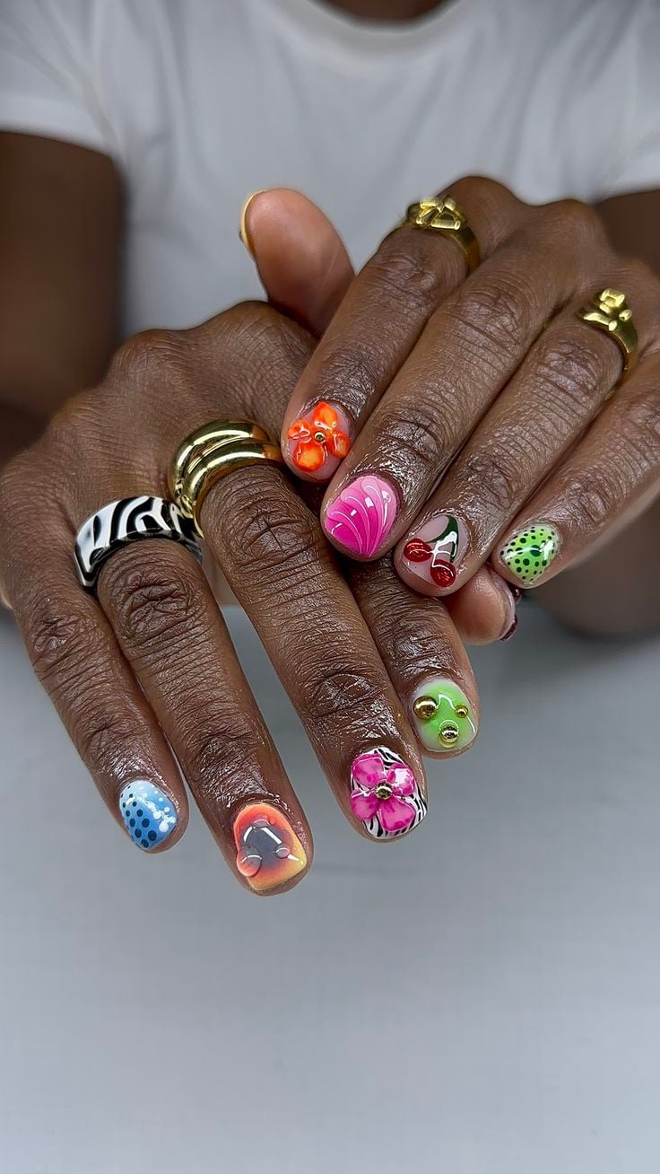 unhas curtas modernas