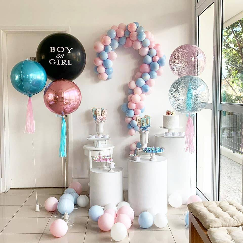 decoração chá revelação