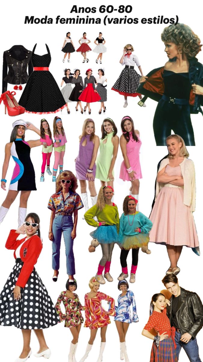 look anos 80 feminino
