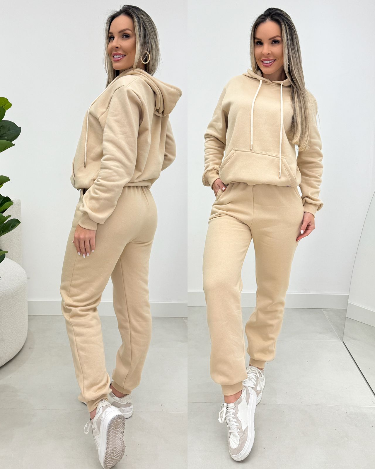 conjunto moletom feminino moletinho