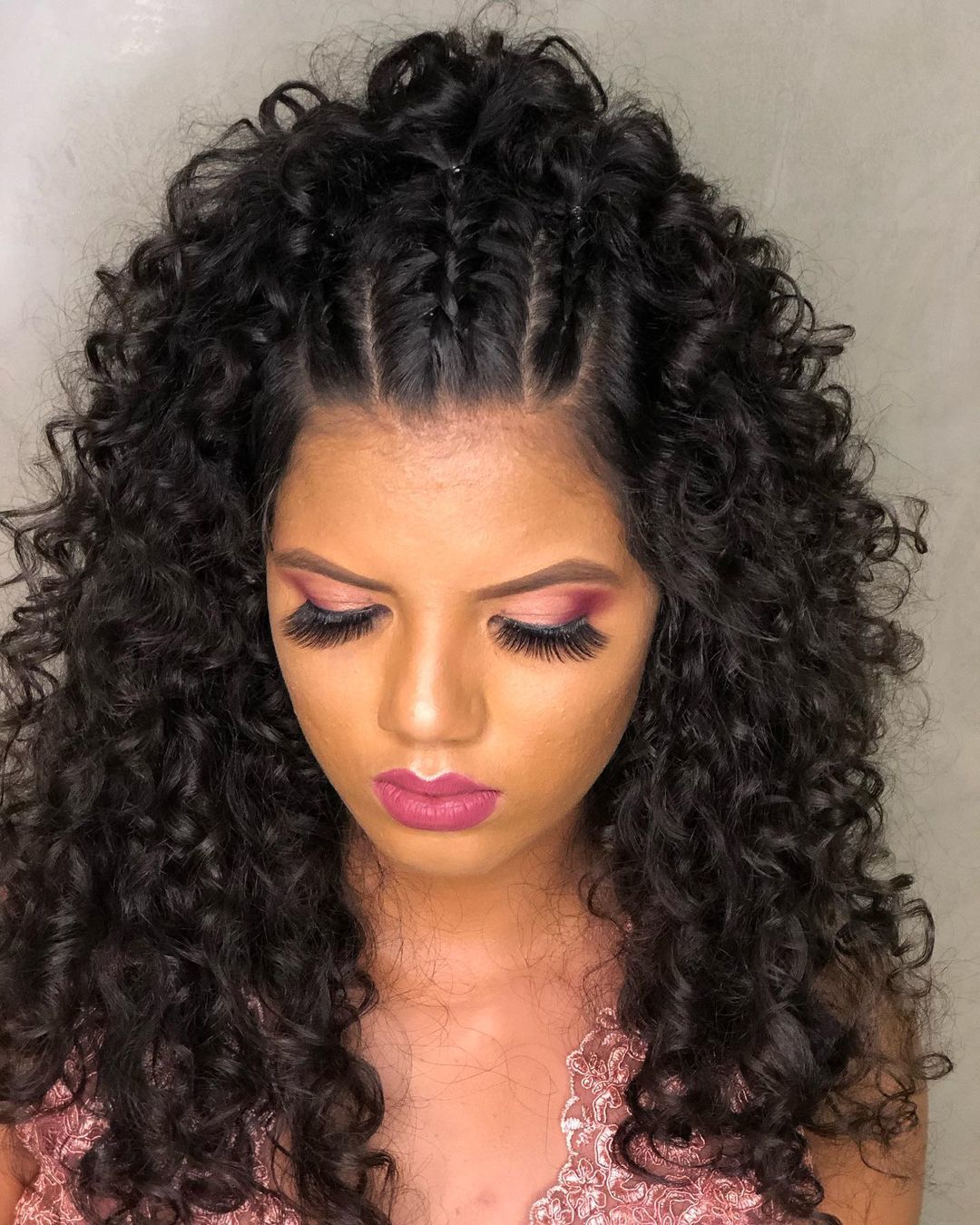 penteado para cabelo crespo