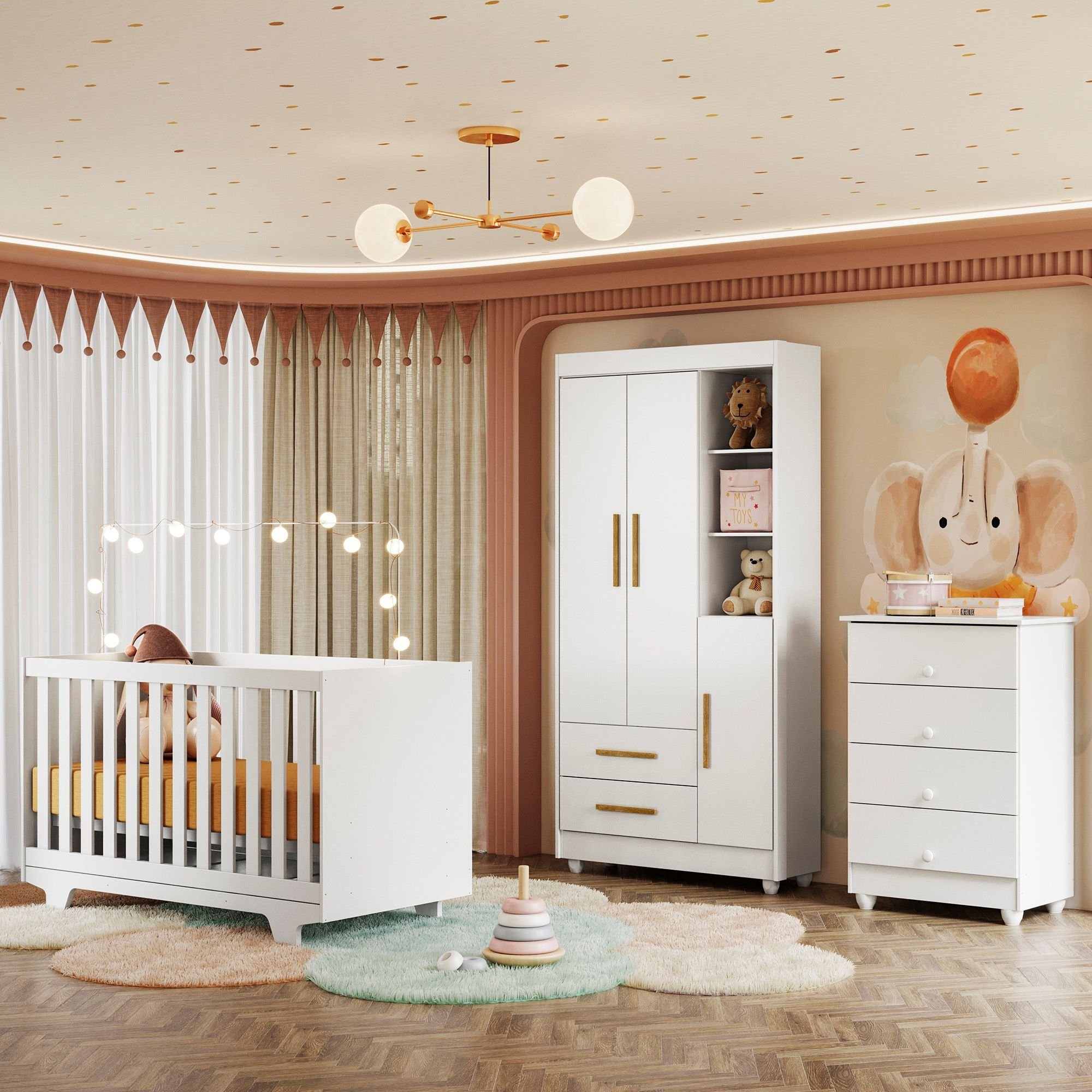 decoração quarto infantil feminino