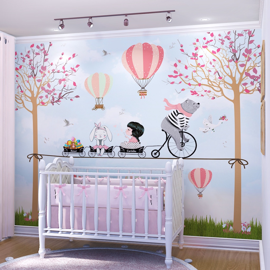cores para quarto de bebê feminino