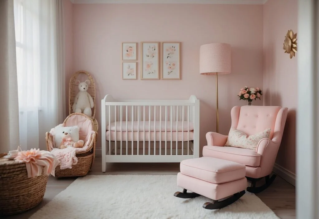quarto de bebê menina moderno