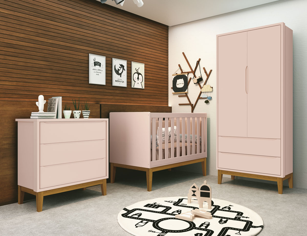 cores para quarto de bebê feminino