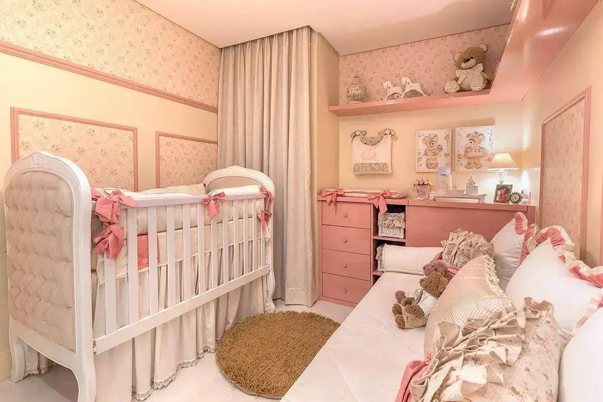 móveis planejados quarto bebê feminino