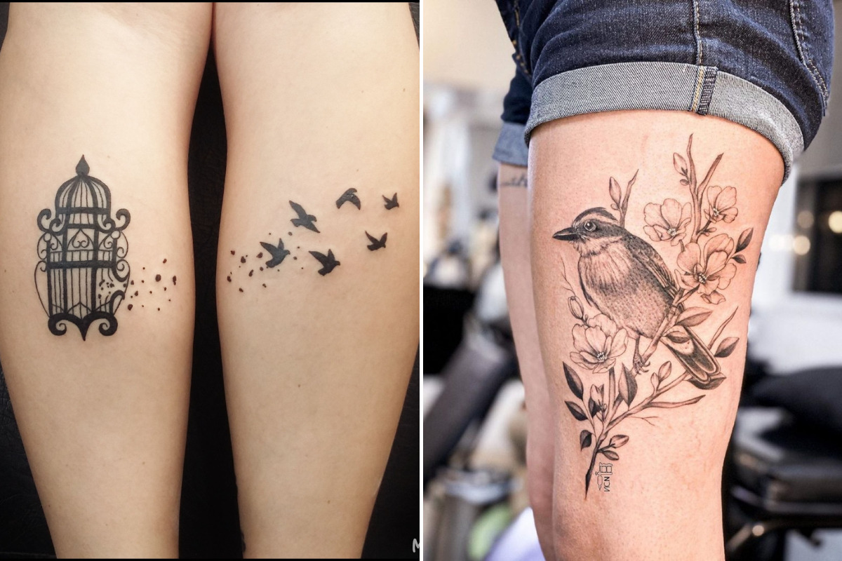 desenhos de tatuagem na batata da perna