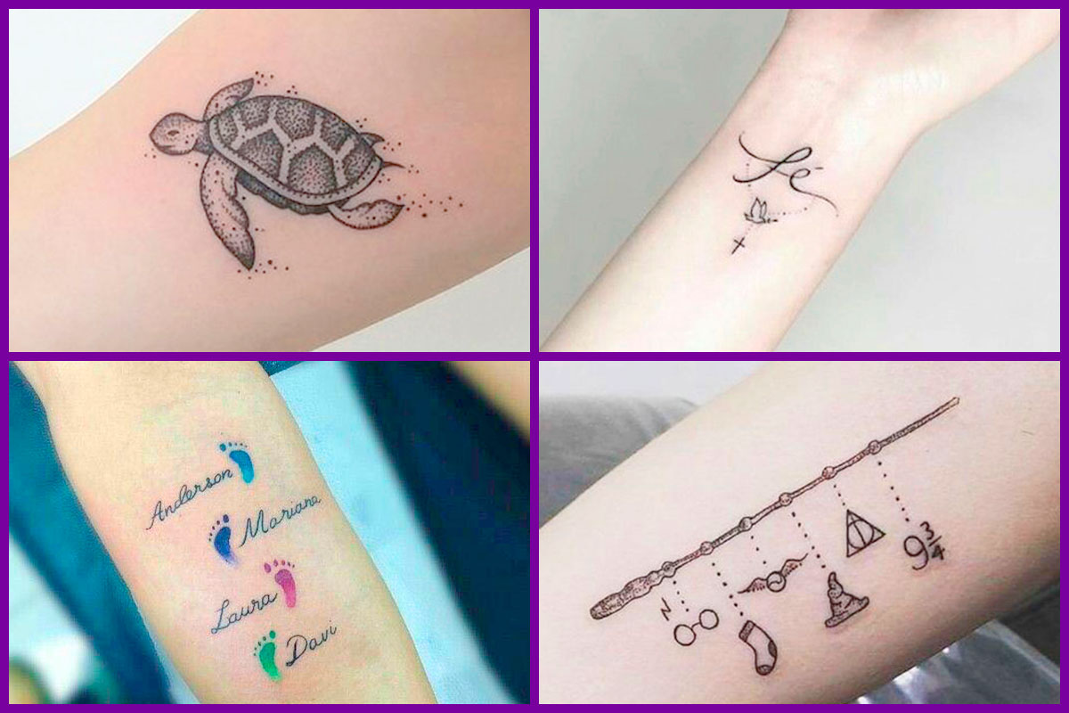 tatuagem feminina minimalista