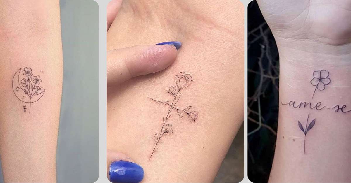 tatuagem feminina borboleta