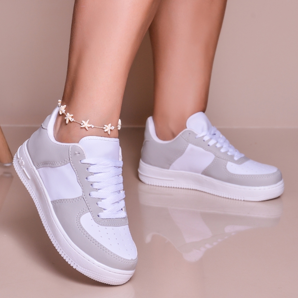 tênis branco feminino para trabalhar