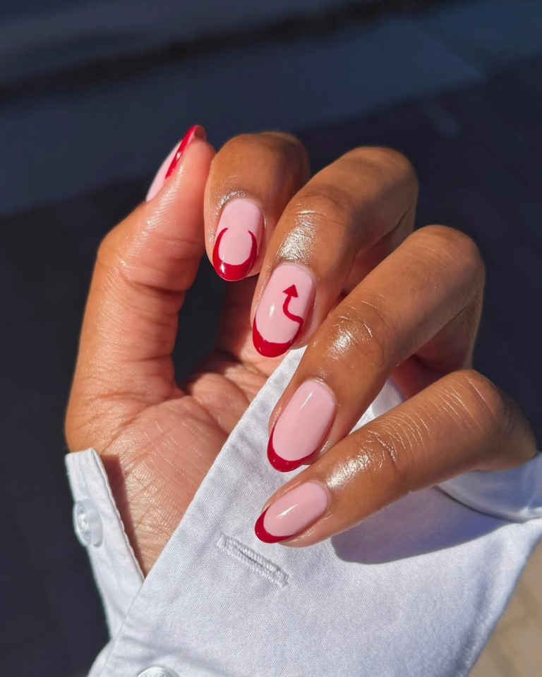 unhas vinho em gel