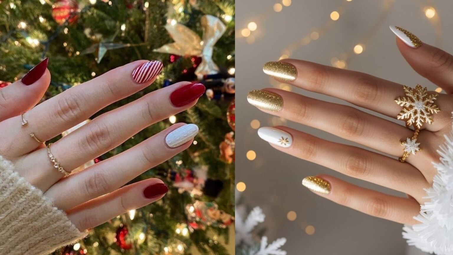 unhas metalizadas ano novo