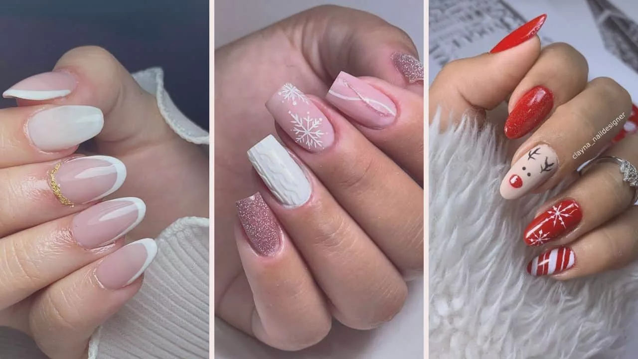 unhas brancas e pratas