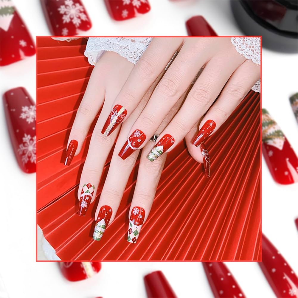 unhas brilhantes ano novo