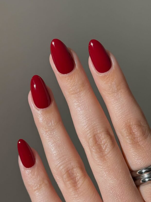 unhas francesinha natalina